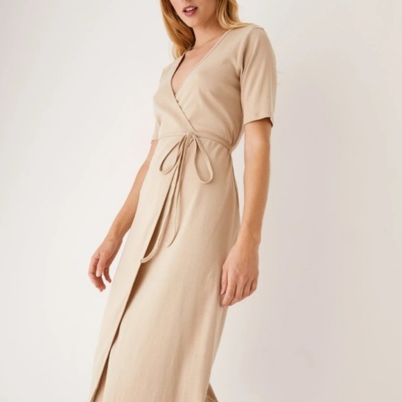 The Good Cotton Wrap Dress - Picture 2 of 7
